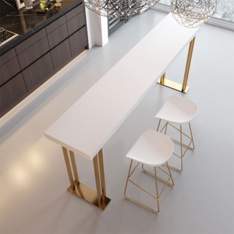 1/2/3 Pieces Modern Rectangle Pub Table Set Solid Wood Counter Table with Backless Stools Clearhalo 'Bar Furniture' 'furn' 'furn_home_bar_bar_sets' 'Furniture' 'Home Bars & Bar Sets' 'home_bar_bar_sets' 'Kitchen & Dining Furniture' 1200x1200_a96c8673-890e-41cd-8337-1f03065a33a4