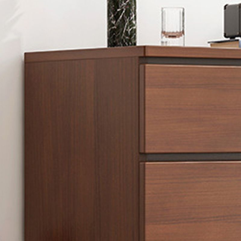 Modern Storage Chest Manufactured Wood Dresser with 3/4/5/6 Drawers