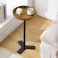 Table de l'extrémité latérale de style contemporain piédestal de canapé rond
