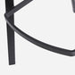 Faux Leather Dining Stool Upholstered Bar Stool with Metal Base Clearhalo 'Bar Furniture' 'Bar Stools' 'bar_stools' 'furn' 'furn_bar_stools' 'Furniture' 'Kitchen & Dining Furniture' 1200x1200_a970a6aa-c38c-4f8f-9cc9-41d93e9abf61