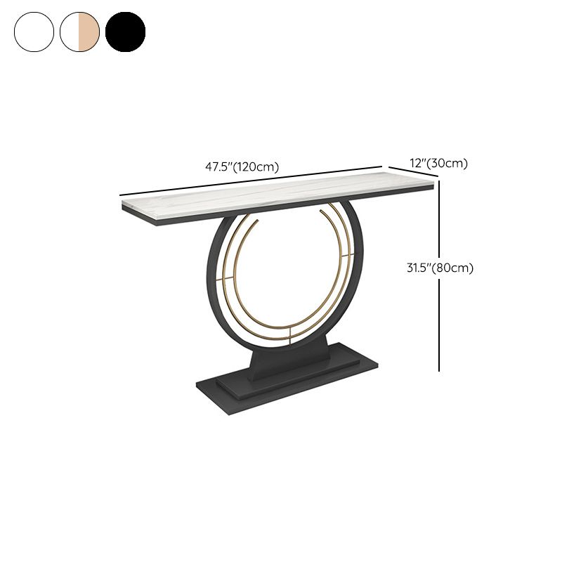 11 "Breitstein zeitgenössischer Konsolentisch Rechteckkonsole Sofa Tisch