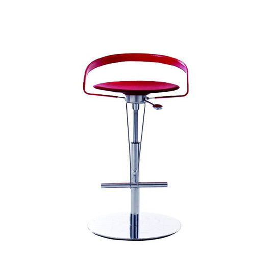 Industrieel leer Bar Stool Low Back verstelbare tegenstoel voor Bristol