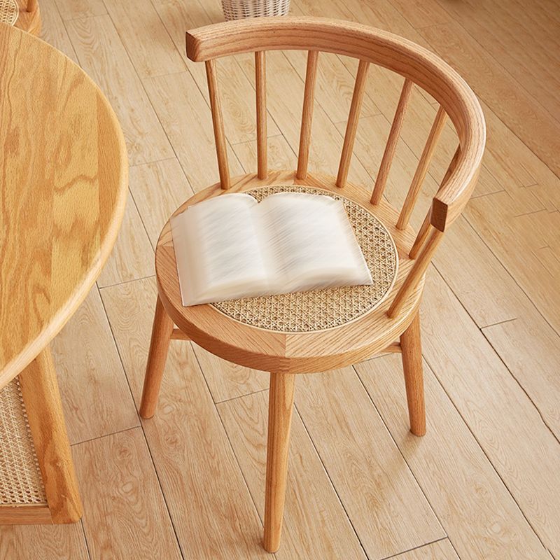 Modern Style Dining Chair Solid Wood Slat Back Side Chair for Home Clearhalo 'Dining Chairs' 'Dining Tables & Seating' 'dining_chair' 'furn' 'furn_dining_chair' 'Furniture' 'Kitchen & Dining Furniture' 1200x1200_a976445e-13ef-44f1-9932-3eeed63e1418