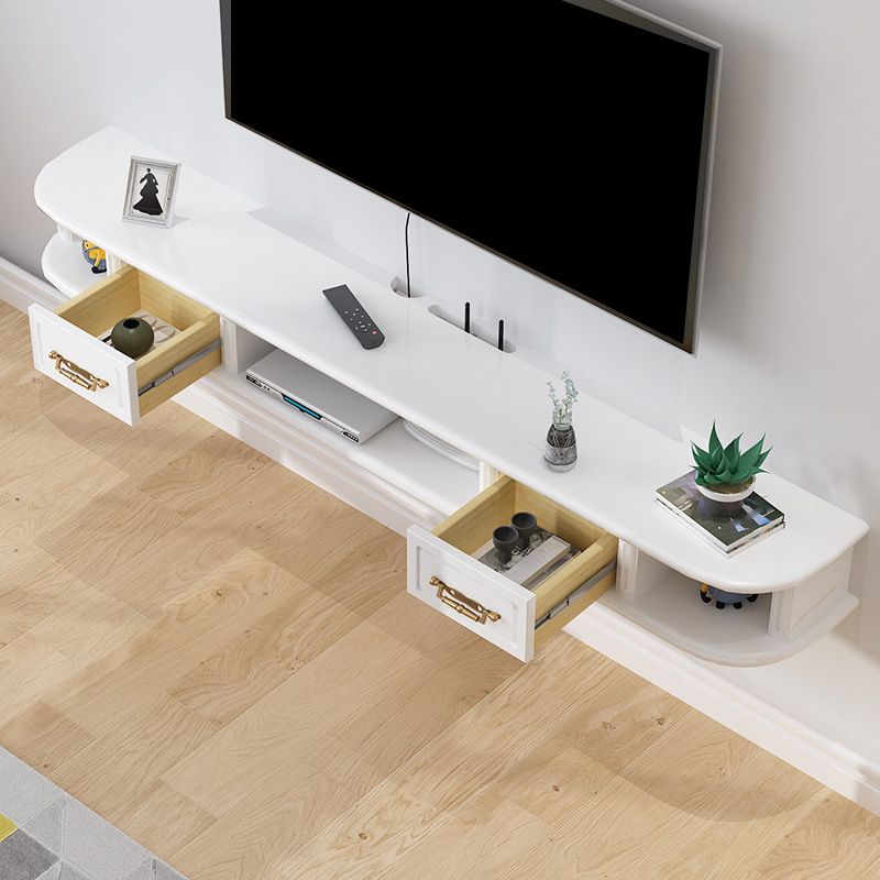 Modern Wall-mounted TV Stand Engineered Wood TV Cabinet with 2 Drawers Clearhalo 'furn' 'furn_tv_stands_entertainment_centers' 'Furniture' 'Living Room Furniture' 'TV Stands & Entertainment Centers' 'TV Stands & Media Storage Furniture' 'tv_stands_entertainment_centers' 1200x1200_a9773c67-dc8c-4a1a-ac36-35eb4e5dc100