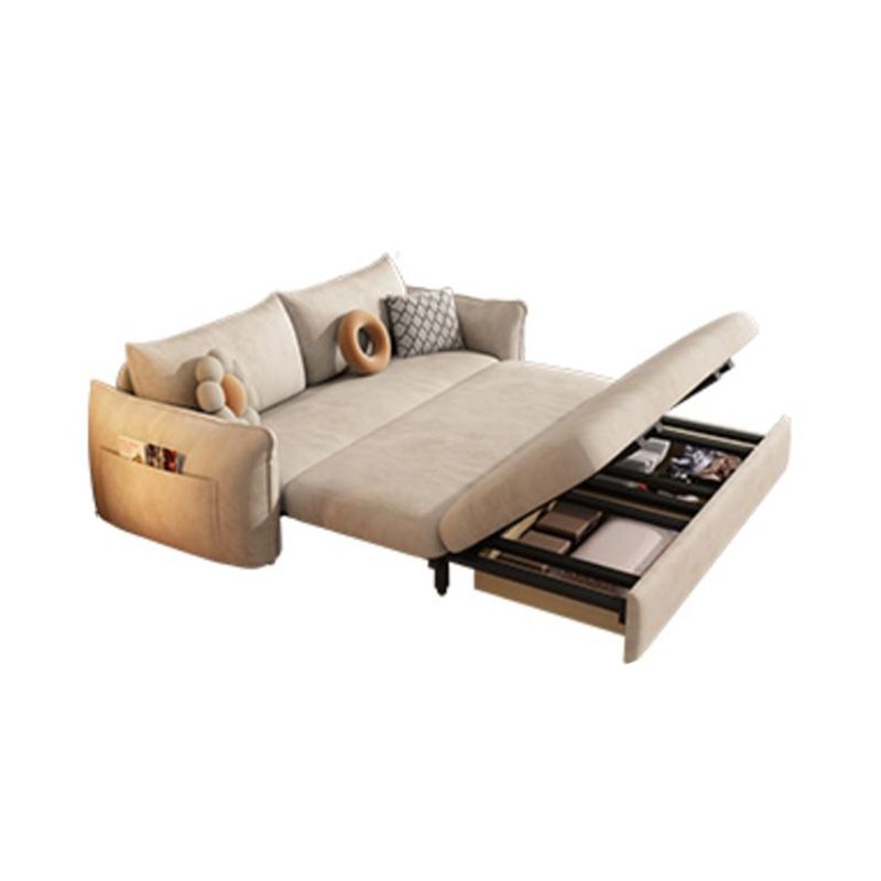 Divano divano in pelle bianca scandinava in pelle bondato