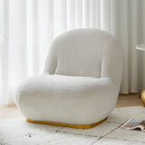 26"Wide Tight Back Armless Slipper Accent Chair in White / Pink / Grey Clearhalo 'Accent Chairs' 'accent_chairs' 'Chairs & Seating' 'furn' 'furn_accent_chairs' 'Furniture' 'Living Room Furniture' 1200x1200_a978732c-19cd-4181-ab82-b13446b645f1