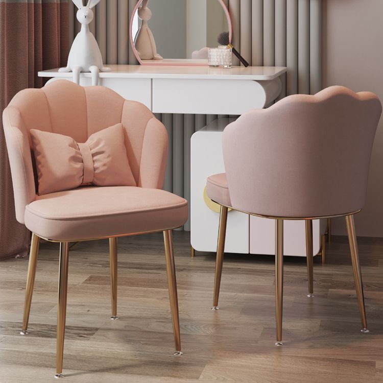 Metal Scandinavian Style Dining Side Chair Home Armless Solid Back Chair Clearhalo ' kitchen&dining_furn' 'Dining Chairs' 'Dining Tables & Seating' 'dining_chair' 'furn' 'furn_dining_chair' 'Furniture' 'furniture_dining_chair' 'Kitchen & Dining Furniture' 'kitchen' 1200x1200_a97a5062-8bb8-4285-894b-2c91961bc22b