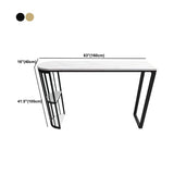 Weißer Tischtisch Sintered Stone Esstisch mit Lagerregale für Wohnzimmer