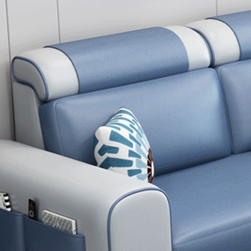 Contemporary Right Hand Facing Sectional with Round Arm and Storage Clearhalo 'furn' 'furn_sectionals' 'Furniture' 'furniture_sectionals' 'kitchen' 'kitchen_sectionals' 'Living Room Furniture' 'Sectionals' 1200x1200_a9827c3f-5cf4-431a-9e45-6dc03bd2bede