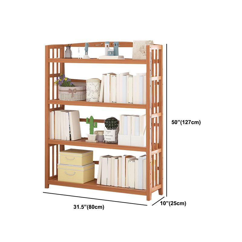 Libreria standard in bambù contemporanea libreria di scaffali aperti