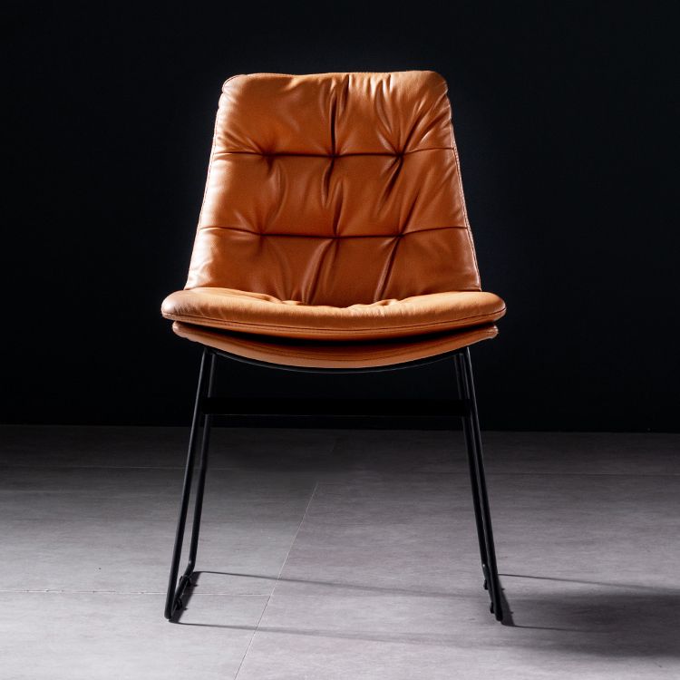 Contemporary Chair Dining Armless Chairs with Metal Legs for Kitchen Clearhalo ' kitchen&dining_furn' 'Dining Chairs' 'Dining Tables & Seating' 'dining_chair' 'furn' 'furn_dining_chair' 'Furniture' 'furniture_dining_chair' 'Kitchen & Dining Furniture' 'kitchen' 1200x1200_a986d16b-8989-48a3-a431-aa899e1b2253