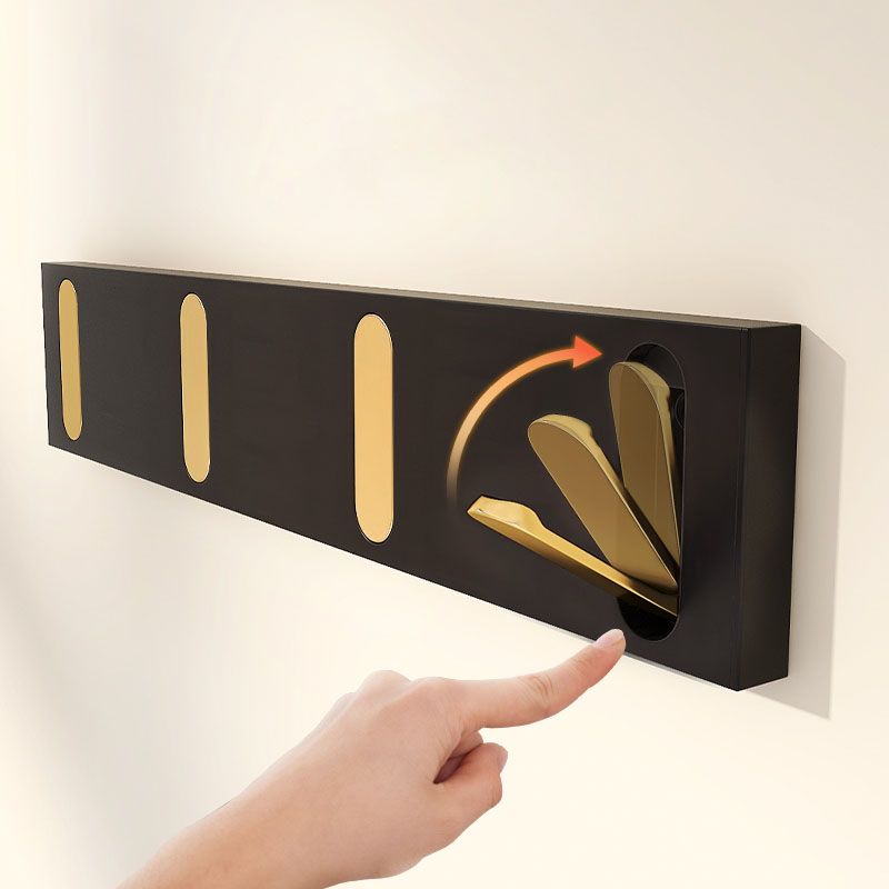 ゴージャスな壁に取り付けられたコートハンガーマルチコートフックベッドルーム用コートラック