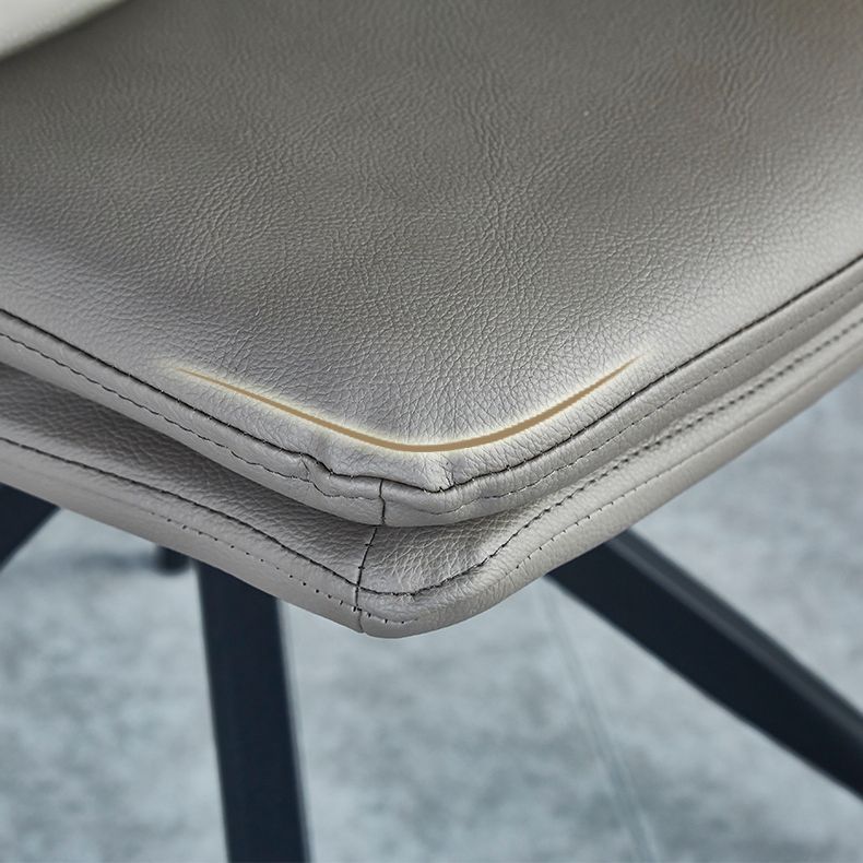 Contemporary Armless Dining Chairs Matte Finish Parsons Side Chair for Brasserie Clearhalo ' kitchen&dining_furn' 'Dining Chairs' 'Dining Tables & Seating' 'dining_chair' 'furn' 'furn_dining_chair' 'Furniture' 'furniture_dining_chair' 'Kitchen & Dining Furniture' 'kitchen' 1200x1200_a987470e-b5b9-41c5-b0d6-ba2e20f27f81