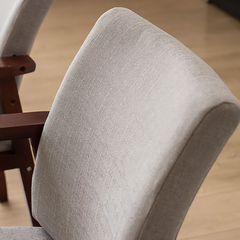 Contemporary Upholstered Solid Back Arm Chair Matte Finish Home Dining Chair Clearhalo ' kitchen&dining_furn' 'Dining Chairs' 'Dining Tables & Seating' 'dining_chair' 'furn' 'furn_dining_chair' 'Furniture' 'furniture_dining_chair' 'Kitchen & Dining Furniture' 'kitchen' 1200x1200_a98836e7-ee8f-41cd-be57-72de124db4e8