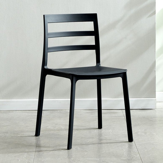 Scandinavian Plastic Side Chair Stackable Kitchen Dining Room Chair Clearhalo 'Dining Chairs' 'Dining Tables & Seating' 'dining_chair' 'Furniture' 'furniture_dining_chair' 'Kitchen & Dining Furniture' 1200x1200_a98b8112-52ac-4513-9e8f-a4f3485434d6