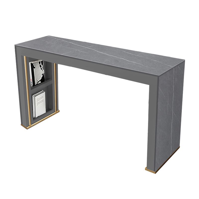 Modern Rectangle Stone Counter Table 1/3 Pieces Bar Table Set for Kitchen Clearhalo 'Bar Furniture' 'furn' 'furn_home_bar_bar_sets' 'Furniture' 'Home Bars & Bar Sets' 'home_bar_bar_sets' 'Kitchen & Dining Furniture' 1200x1200_a98bf1a6-1909-4fe8-b100-b268c5a7da59