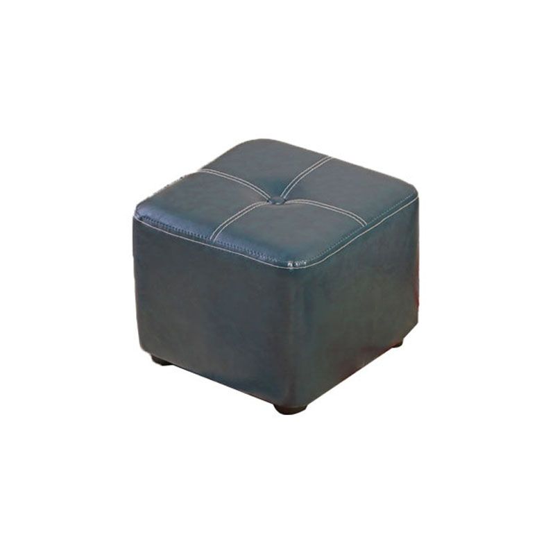 Contemporary Rectangle Shape Ottoman Faux Leather Standard with Tufted Clearhalo 'furn' 'furn_ottomans_poufs' 'Furniture' 'Living Room Furniture' 'Ottomans & Poufs' 'ottomans_poufs' 1200x1200_a98c9da4-a80d-46ab-8066-8e4fdce5318e