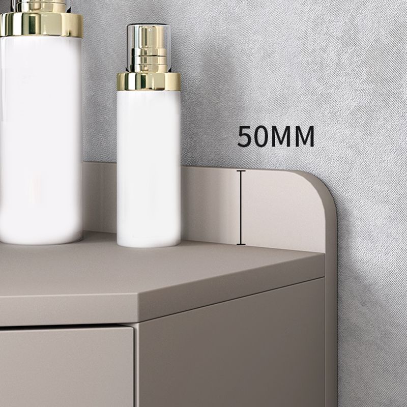 33.4" Wide Vanity Set with Stool Engineered Wood and Metal Dressing Table