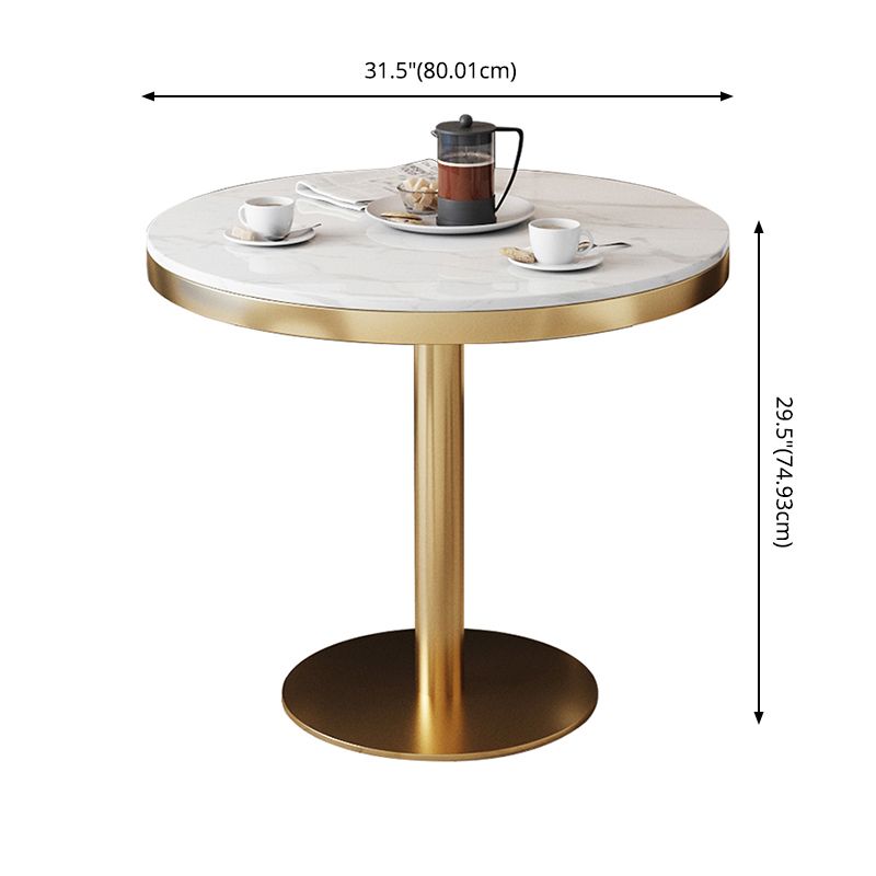 Nordic Sintered Stone Dining Room Set Standard Height with Pedestal Base Dining Furniture Clearhalo 'Dining Room Sets' 'Dining Tables & Seating' 'dining_room_set' 'furn' 'furn_dining_room_set' 'Furniture' 'furniture_dining_room_set' 'Kitchen & Dining Furniture' 'kitchen&dining_furn' 'kitchen' 1200x1200_a990b76b-3758-4b9e-99eb-9fe6aa95feb3