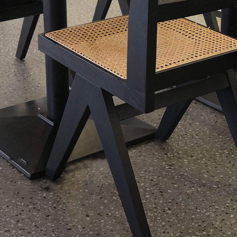 Traditional Wood Dining Side Chair Armless Cane Back Dining Chair (Set of 2) Clearhalo ' kitchen&dining_furn' 'Dining Chairs' 'Dining Tables & Seating' 'dining_chair' 'furn' 'furn_dining_chair' 'Furniture' 'furniture_dining_chair' 'Kitchen & Dining Furniture' 'kitchen' 1200x1200_a990fa07-bf69-4beb-b44f-4c59199d6b8b