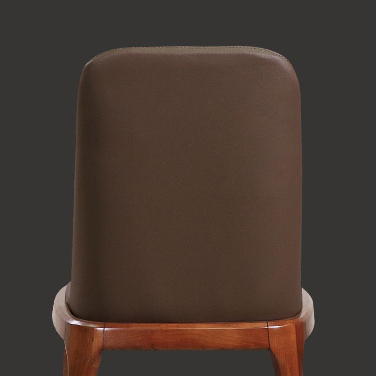 Minimalist Solid Wood Kitchen Dining Side Chair Solid Back Dining Side Chair Clearhalo ' kitchen&dining_furn' 'Dining Chairs' 'Dining Tables & Seating' 'dining_chair' 'furn' 'furn_dining_chair' 'Furniture' 'furniture_dining_chair' 'Kitchen & Dining Furniture' 'kitchen' 1200x1200_a9934394-a314-40e3-a3ad-f20a2490cb7e