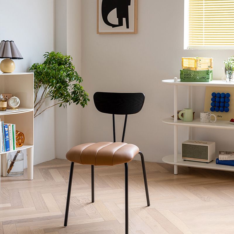 Nordic Style Solid Wood Dining Room Chair Open Back Dining Side Chair for Home Use Clearhalo ' kitchen&dining_furn' 'Dining Chairs' 'Dining Tables & Seating' 'dining_chair' 'furn' 'furn_dining_chair' 'Furniture' 'furniture_dining_chair' 'Kitchen & Dining Furniture' 'kitchen' 1200x1200_a9963b50-2306-4e98-91d3-c59c84d0e432