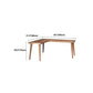 L-shape Solid Wood Office Desk Modern Corner Writing Desk with H Shape Base