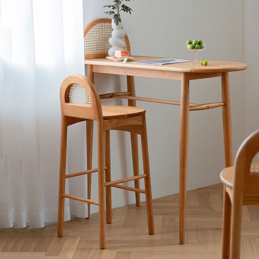 Tavolo da barra a forma irregolare set 1/2/3 pezzi contropiede moderna con sgabelli alti