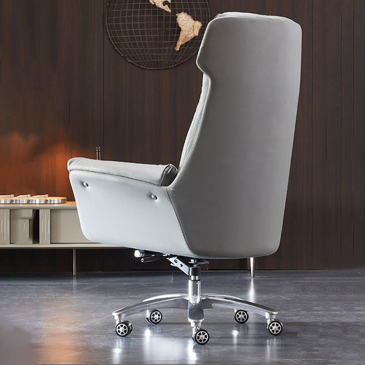 Silla de oficina de giro ejecutivo moderno silla de gerentes sin brazos sin brazos