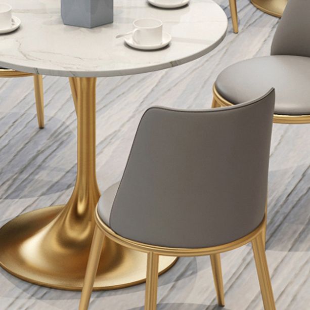 1/2/4/5 Pcs Metal Glam Dining Room Set with Round Table and Metal Base Dining Set Clearhalo 'Dining Room Sets' 'Dining Tables & Seating' 'dining_room_set' 'furn' 'furn_dining_room_set' 'Furniture' 'furniture_dining_room_set' 'Kitchen & Dining Furniture' 'kitchen&dining_furn' 'kitchen' 1200x1200_a99de4fd-b16e-4e43-a2a6-53917a5906c7