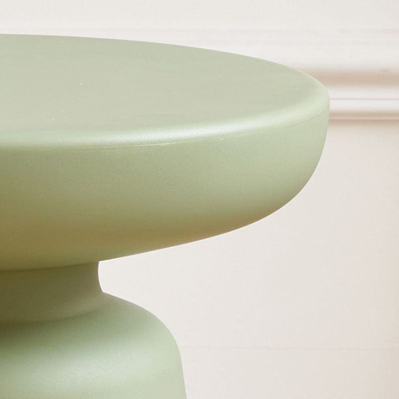 Tabla de pedestal de plástico Tabla de acento lateral del lado redondo de plástico