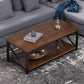 Rectangular Frame Cocktail Table Contemporary Coffee Table with Storage Clearhalo 'Coffee & Accent Tables' 'Coffee Tables' 'coffee_tables' 'furn' 'furn_coffee_tables' 'Furniture' 'furniture_coffee_tables' 'Living Room Furniture' 1200x1200_a9a482bc-9b64-4876-aad6-fc7ea7c462af