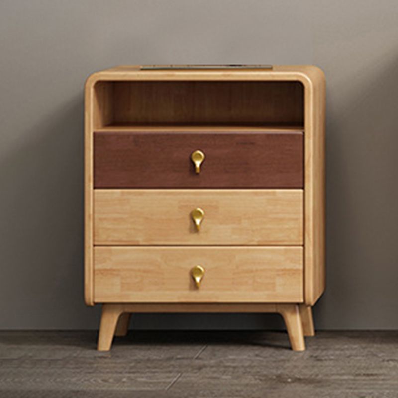 Contemporary Accent Chest with 4 Wooden Legs 15.74" Wide Chest with Drawers Clearhalo 'Cabinets & Chests' 'cabinets_chests' 'furn' 'furn_cabinets_chests' 'Furniture' 'Living Room Furniture' 1200x1200_a9a646a6-82f1-48f5-901b-3eb7bad81901