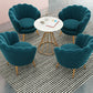 Glam Stone Dining Room Table Pedestal Base Casual Dining Table