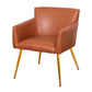 Modern Faux Leather Dining Chair Parsons Chair in Matte Finish for Home