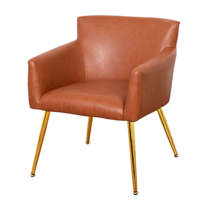 Modern Faux Leather Dining Chair Parsons Chair in Matte Finish for Home