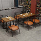 Industrial Double Pedestal Dining Table Wood Table for Cafe Bar Clearhalo 'Dining Tables & Seating' 'Dining Tables' 'dining_table' 'furn' 'furn_dining_table' 'Furniture' 'Kitchen & Dining Furniture' 1200x1200_a9a87a30-a5af-455f-8ba8-b7a6f748366e