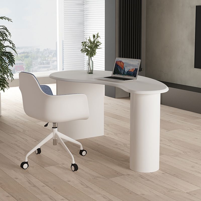 Home Office Writing Desk Industrial Style Solid Wood Office Desk Clearhalo 'furn' 'furn_office_desk' 'Furniture' 'furniture_office_desk' 'Office Desks' 'Office Furniture' 'office_desk' 1200x1200_a9a88340-220b-49ba-b4c7-33e4307c99e5