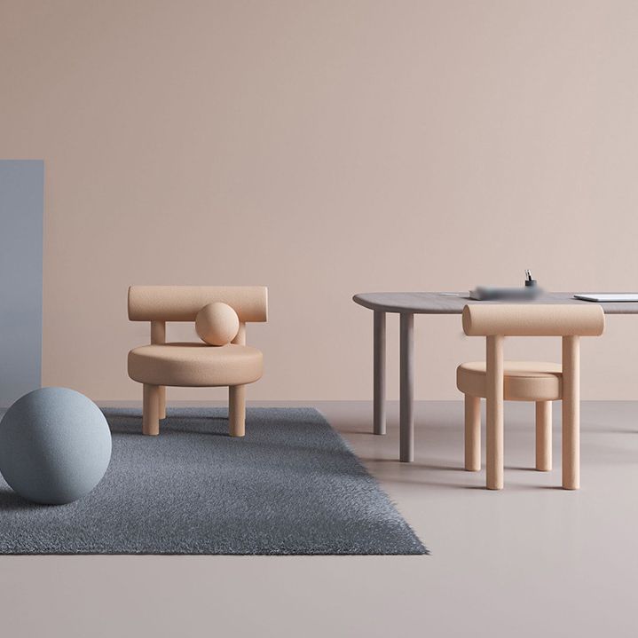 Contemporary Style Matte Finish Side Chair Open Back Dining Side Chair for Dining Room Clearhalo ' kitchen&dining_furn' 'Dining Chairs' 'Dining Tables & Seating' 'dining_chair' 'Furniture' 'furniture_dining_chair' 'Kitchen & Dining Furniture' 'kitchen' 1200x1200_a9aaeda4-def4-49d5-b54c-e0a09e4f0688