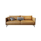 Modern Cushions Standard Sofa 29.53"High Square Arm Sofa, Champagne Clearhalo 'furn' 'furn_sofas' 'Furniture' 'furniture_sofas' 'kitchen' 'kitchen_sofas' 'Living Room Furniture' 'Sofa' 'sofas' 1200x1200_a9b17e05-161a-4e27-b2cd-1957590ce016