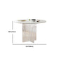 White Modern Dining Table Set 1/2/3/5 Pcs Kitchen Table and Chairs Clearhalo 'Dining Room Sets' 'Dining Tables & Seating' 'dining_room_set' 'furn' 'furn_dining_room_set' 'Furniture' 'Kitchen & Dining Furniture' 1200x1200_a9b2e1a8-1b69-492a-8fcb-d717e29f9bcd