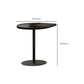 Mesa de cóctel contemporánea Mesa de cóctel de café de piedra con pedestal