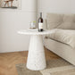 Round White Metal Coffee Table Modern Cocktail Table for Living Room Clearhalo 'Coffee & Accent Tables' 'Coffee Tables' 'coffee_tables' 'furn' 'furn_coffee_tables' 'Furniture' 'Living Room Furniture' 1200x1200_a9b38248-c693-432f-819c-92cf8e9ce0e9