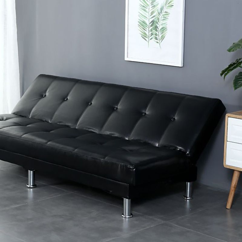 Modern Fabric/Faux Leather Sofa Armless Convertible Sofa for Living Room Clearhalo 'Furniture' 'furniture_sofas' 'kitchen' 'kitchen_sofas' 'Living Room Furniture' 'Sofa' 'sofas' 1200x1200_a9b763bd-ed35-4645-8576-46faab53f11a