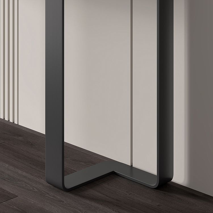 Tavolo da console glam largo 14 pollici tavolo di accento in marmo mela luna