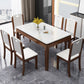 Stone Dining Room Collection Midcentury Style Rectangle 4 Legs Dining Table for Home Clearhalo ' dining_table' 'Dining Tables & Seating' 'Dining Tables' 'furn' 'furn_dining_table' 'Furniture' 'furniture_dining_table' 'Kitchen & Dining Furniture' 'kitchen&dining_furn' 'kitchen' 'kitchen_dining_table' 1200x1200_a9bb719f-bfef-487d-beac-029d3bf2bf4b
