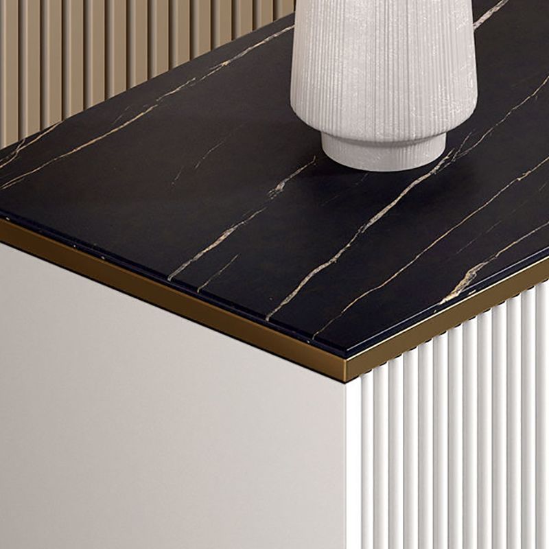 Stone Modern Sideboard Adjustable Shelves Dining Room Sideboard Clearhalo 'buffet_sideboard' 'Buffets & Sideboards' 'furn' 'furn_buffet_sideboard' 'Furniture' 'Kitchen & Dining Furniture' 1200x1200_a9bcb901-803b-402b-8c80-ac46fbb0e7d7