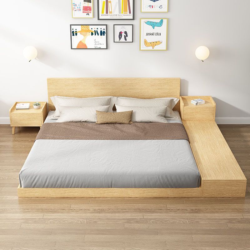 16 "W Nachttisch hölzisch geschlossener Aufbewahrungstisch für Schlafzimmer