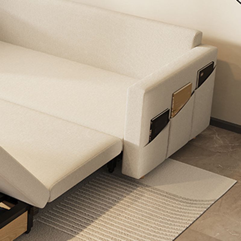 31" Wide Scandinavian Sleeper Sofa Futon Beige Foldable Sleeper Sofa Clearhalo 'furn' 'furn_futons' 'Furniture' 'Futons & Daybeds' 'Futons' 'Living Room Furniture' 1200x1200_a9bea6bc-0dd7-480f-950c-8914bac4fe38