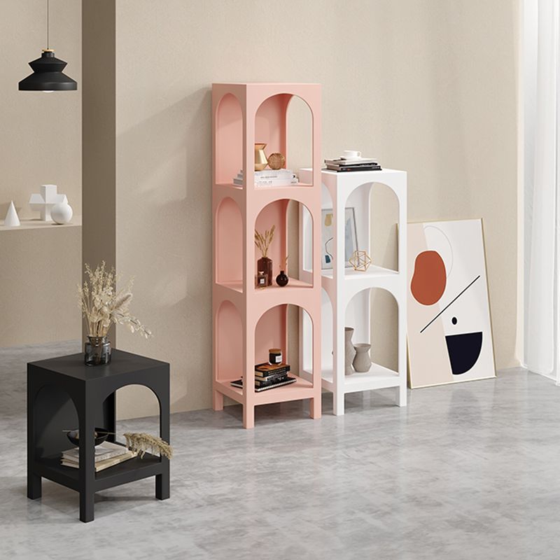 Modern Style Bookcase 13.78" Wide Metal Closed Back Bookshelf for Home Clearhalo 'Bookcases' 'furn' 'furn_bookcases' 'Furniture' 'furniture_bookcases' 'Office Furniture' 1200x1200_a9c5574b-378c-482e-a252-60ebc17c38df